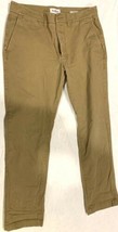 Men&#39;s Slim Fit Hennepin Stretch Chino Pants - Goodfellow &amp; Co - Khaki Size 32x30 - £11.39 GBP