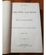 Index to the Executive Documents House of Representatives 2nd Session 18... - £29.42 GBP