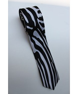 Black White #6 striped 5cm Necktie - $19.99