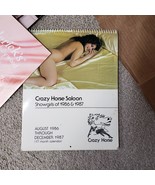Rare Crazy Horse Saloon Showgirls Di 1986 E 1987 17-Month Calendario Ala... - $151.98