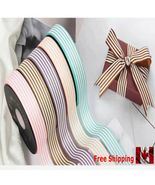 Striped Ribbon, Gift Wrapping, Ribbon Decoration Craft Ribbon 25 mm Wide #2 - $4.90 CAD+