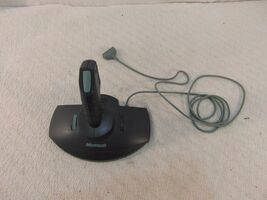 Microsoft Sidewinder Gray Green Computer Gaming Joystick 33781 - $10.93