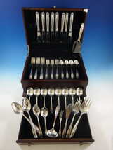 Stradivari by Wallace Sterling Silver Flatware Set For 8 Service 50 Pcs Dinner - £2,565.21 GBP