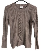 Old Navy Cable Knit Sweater Womens Size XS Round Neck Chunkycore Pullover - $6.39