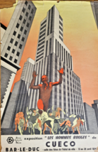 Henri Cueco- Mens Red La Meute-Original Exhibition Poster – Poster 1974 - £124.45 GBP