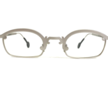 Vintage la Eyeworks Eyeglasses Frames ASLAN 406 Matte Silver Round 45-25... - $69.98