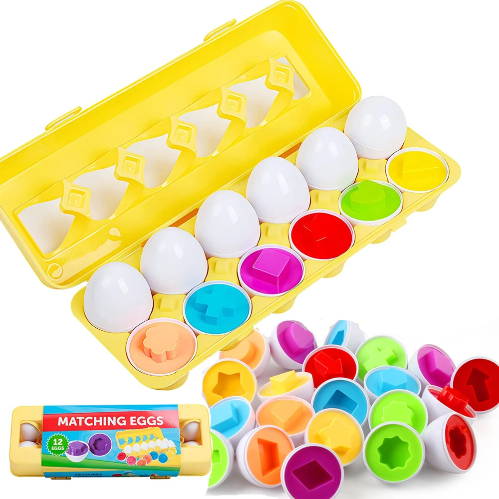 Sensory Learning Educational Toy Smart Egg Toy Baby Development Games Shape - £9.15 GBP+