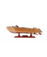 HomeRoots Wooden Runabout SM Canoe - 5 x 16 x 5 in. - $412.31 CAD