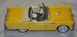 Ford Thunderbird 1955 Sunnyside Yellow / White Convertible SS 7714 1:24 - £22.22 GBP