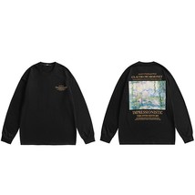 2022 Men Hip Hop T-Shirt Streetwear Painting Blossom Printed T Shirt Harajuku Co - £119.89 GBP