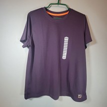 Duluth Trading Shirt Mens Large 40 Grit Purple Short Sleeve with Tags - £12.65 GBP