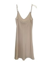 Preen Thornton Bregazzi Slip Dress Beige Size S Adjustable Straps image 5