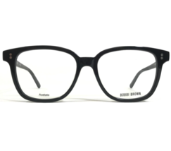 Bobbi Brown Eyeglasses Frames THE DUSTY 0807 Black Square Horn Rim 50-16-140 - £48.76 GBP