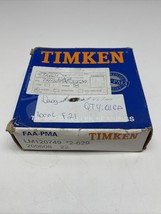 Timken LM120749 Tapered Roller Bearing FAA-PMA *2-629 New Surplus Stock 200608 - £98.06 GBP