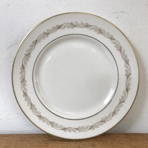 Vtg Tiffany Gold Floral Ornate Porcelain China Small Bread Dessert Plate 8.25&quot; - £23.88 GBP