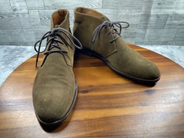 Frye Chukka Boots Men 10 M Shoes Brown Suede Lace Up Comfort Career Work... - £45.69 GBP