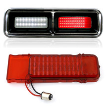 Red LED Rear Tail Brake Stop Light Lamp Lenses Each for 68 1968 Chevy Camaro - £25.85 GBP