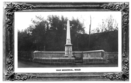 War Memorial Maud Scotland Military RPPC Postcard - £25.46 GBP