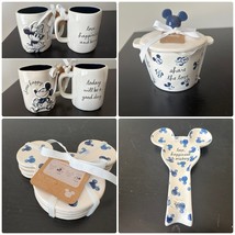 New Rae Dunn Disney Mickey &amp; Minnie Mouse Set Of 5 - $2,807.13 MXN