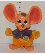 Vintage 1970 Roy Des of Fla Topo Gigio Cheerleader Mouse Bank Rare HTF - €59,55 EUR