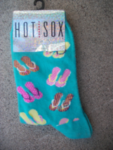 hot sox brand new fits 9-11 flip flops - $9.99