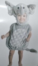 Elephant Gray Plush Vest, Tail, Headpiece 3 Pc Halloween Costume- 12-18 ... - £11.61 GBP