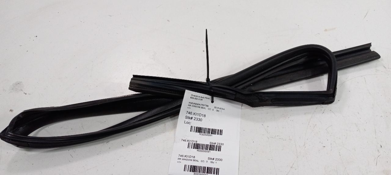 Kia Soul Door Glass Window Seal Rubber Right Passenger Rear Back 2019 20... - $19.94