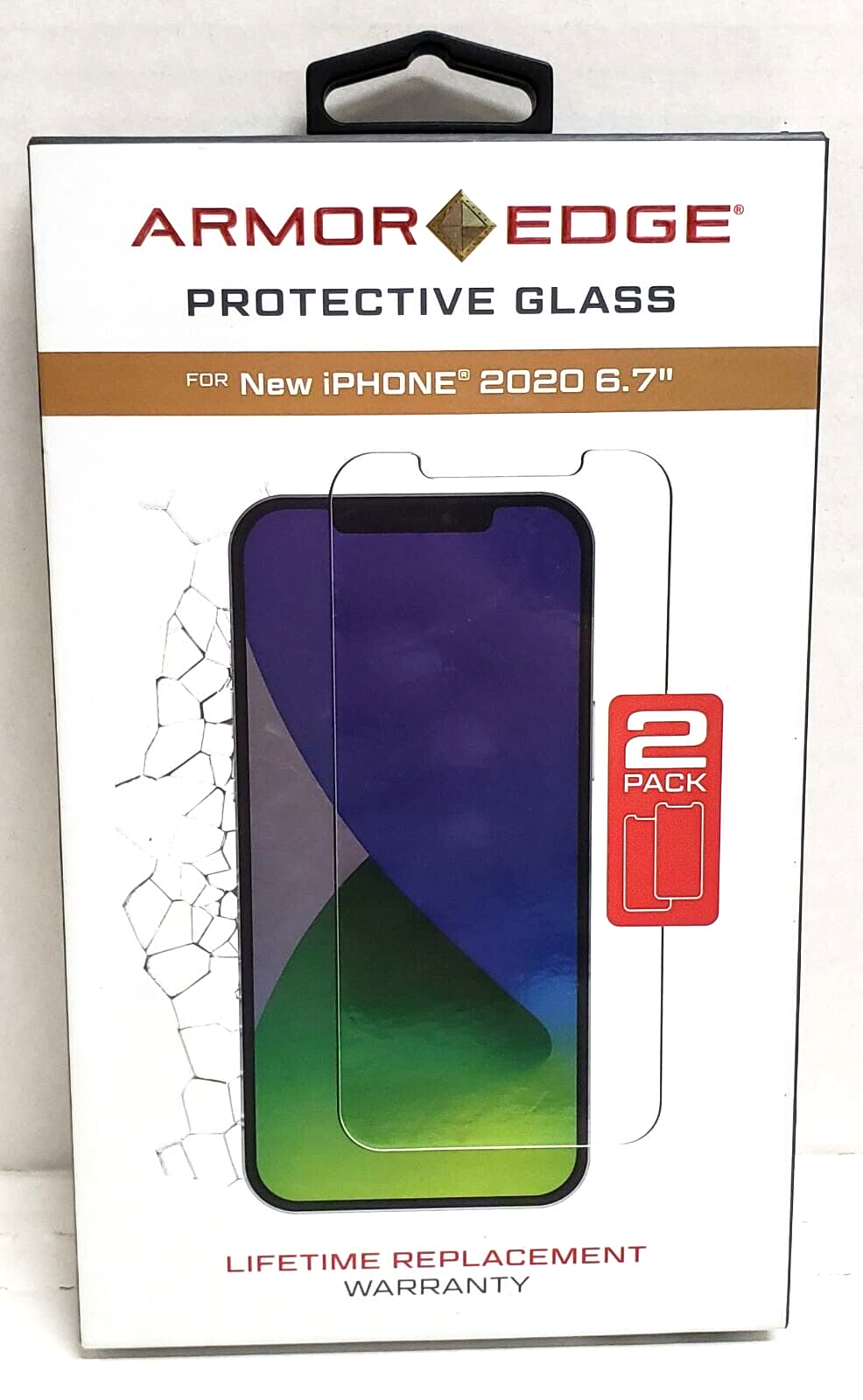 Armor Edge - Glass Screen Protector for iPhone 12 Pro Max - DUAL PACK - $17.41
