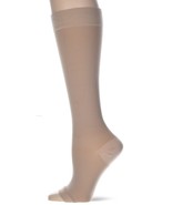 Truform Below Knee Open Toe Compression Stockings, Beige, Medium - $29.69