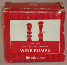 Brookstone Wine Pumps Set of 2 New in Box - $8.14
