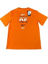Reebok Men Workout Ready Meet You There T-Shirt FU3143 High Vis Orange S... - $19.80