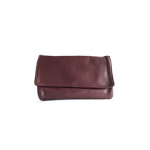 New Vtg Victoria Leather Co Wallet Organizer Oxblood Glove Leather - £62.69 GBP