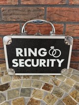 Ring Security Ring Bearer Briefcase Padded Slit Wedding Detail Spy Secre... - $9.50