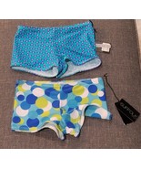 Suffolk London Girls Dance Shorts Cheer Childs Medium Lot of 2 pair Blue... - $27.01 CAD