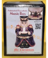 Animated Porcelain Music Box Mr. Christmas 2012 Plays Nutcracker March - $38.20 CAD