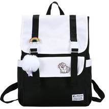 Women Ox Cute Backpack Bae Student Female College School Bags Harajuku Buckle Gi - £34.12 GBP