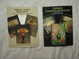 Tiffany postcards book of 24 paperback stained glass windows - £6.31 GBP