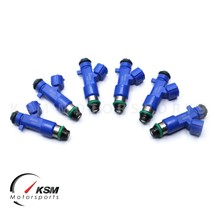 6 550cc Fuel Injectors fit Denso For Nissan Infiniti G37 GTR 63570 14002-AN001 - $196.05