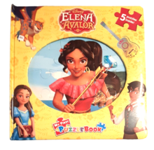 Disney Princesses Puzzle Book Elena of Avalor 5 Puzzles NEW - £10.99 GBP