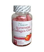 Nature Glow Glutathione Collagen Strawberry Flavor 60 Chewable Gummies - $418.40 MXN