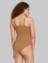 Women's Large Spaghetti Strap Cognac Bodysuit - Wild Fable image 2