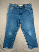 Route 66 Denim Jeans Women&#39;s Size 14 S Short Durable Blue Easy Care 100% Cotton - £11.78 GBP