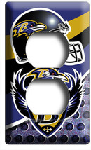 Baltimore Ravens American Football Team Outlet Wall Plate Man Cave Room Hd Decor - £9.38 GBP
