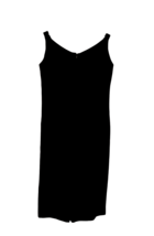Vintage Doncaster Dress Womens 14 Cocktail Sheath Black Lined - $14.00