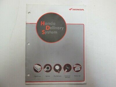 Honda Delivery System Guide Manual FACTORY OEM BOOK MCR 4496-9371 *** - $7.99