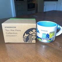 Starbucks Denmark Ornament Mini Mug You Are Here Series 2oz. NEW - $39.59