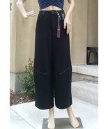 Black Cropped Wide-Leg Pant by High USE, US4/UK8/I40/F36/D34 NWT - £56.05 GBP