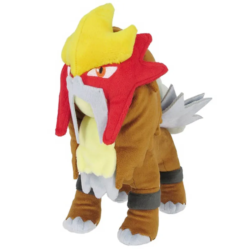 Hi-Q Original Anime Games Pokemon Entei Soft Plush Toy Doll Gift For Child - £26.93 GBP