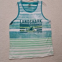Mens Land Shark Sleeveless TShirt Tank Top Size Large NEW - $17.42