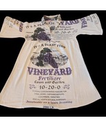 Flour Sack Thin Dress Vineyard Vintage Look Feed Bag Garden Hippie Boho ... - $98.99
